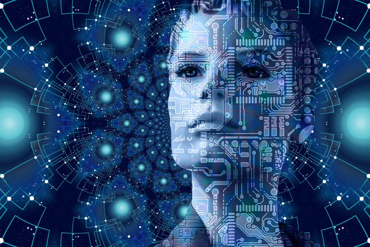 twarz kobiety wygenerowana przez sztuczną inteligencję 